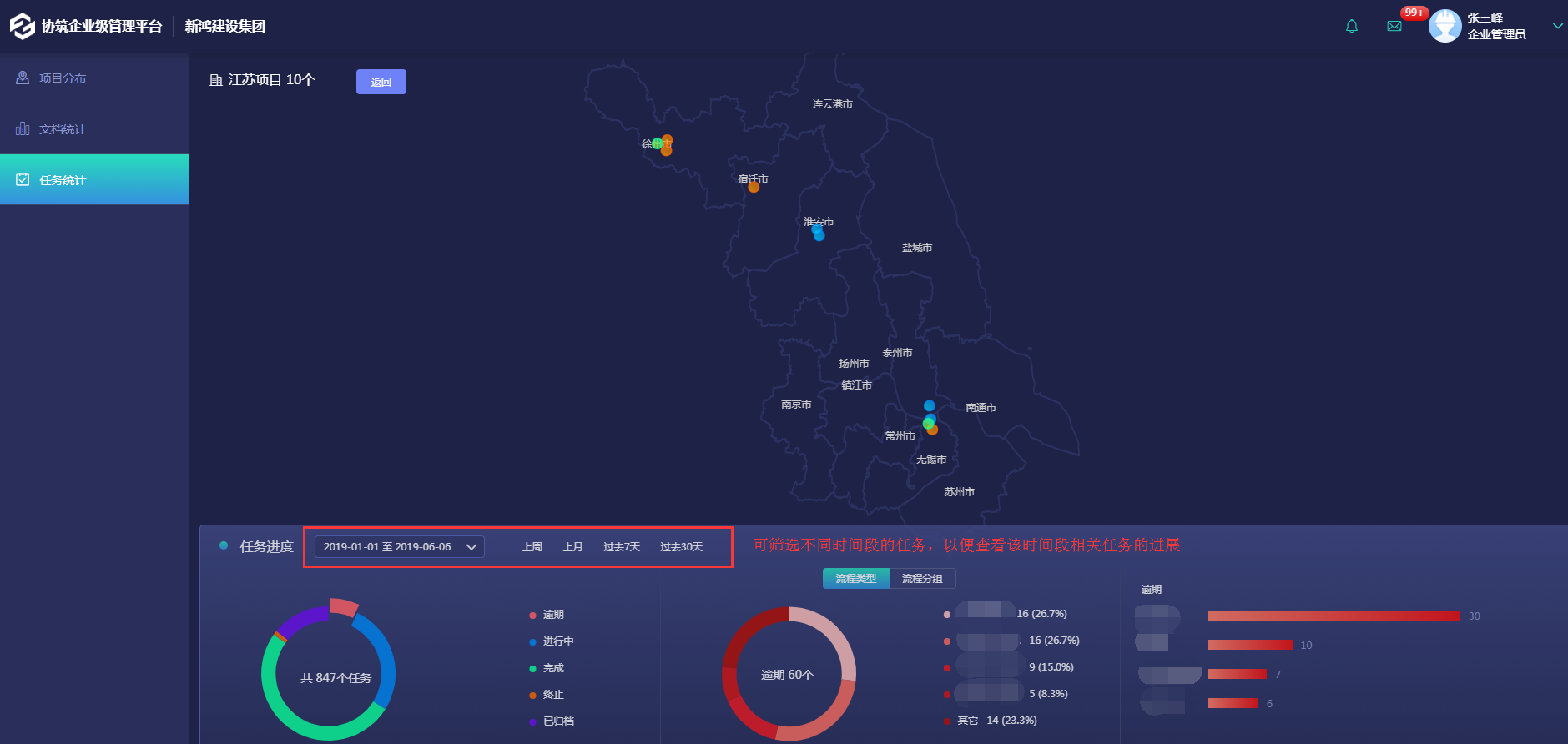 协筑企业级上线啦,一个看板轻松掌控全国项目动态-协筑
